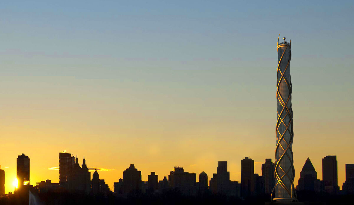 The Beanstalk Tower Low-poly 3D model_10