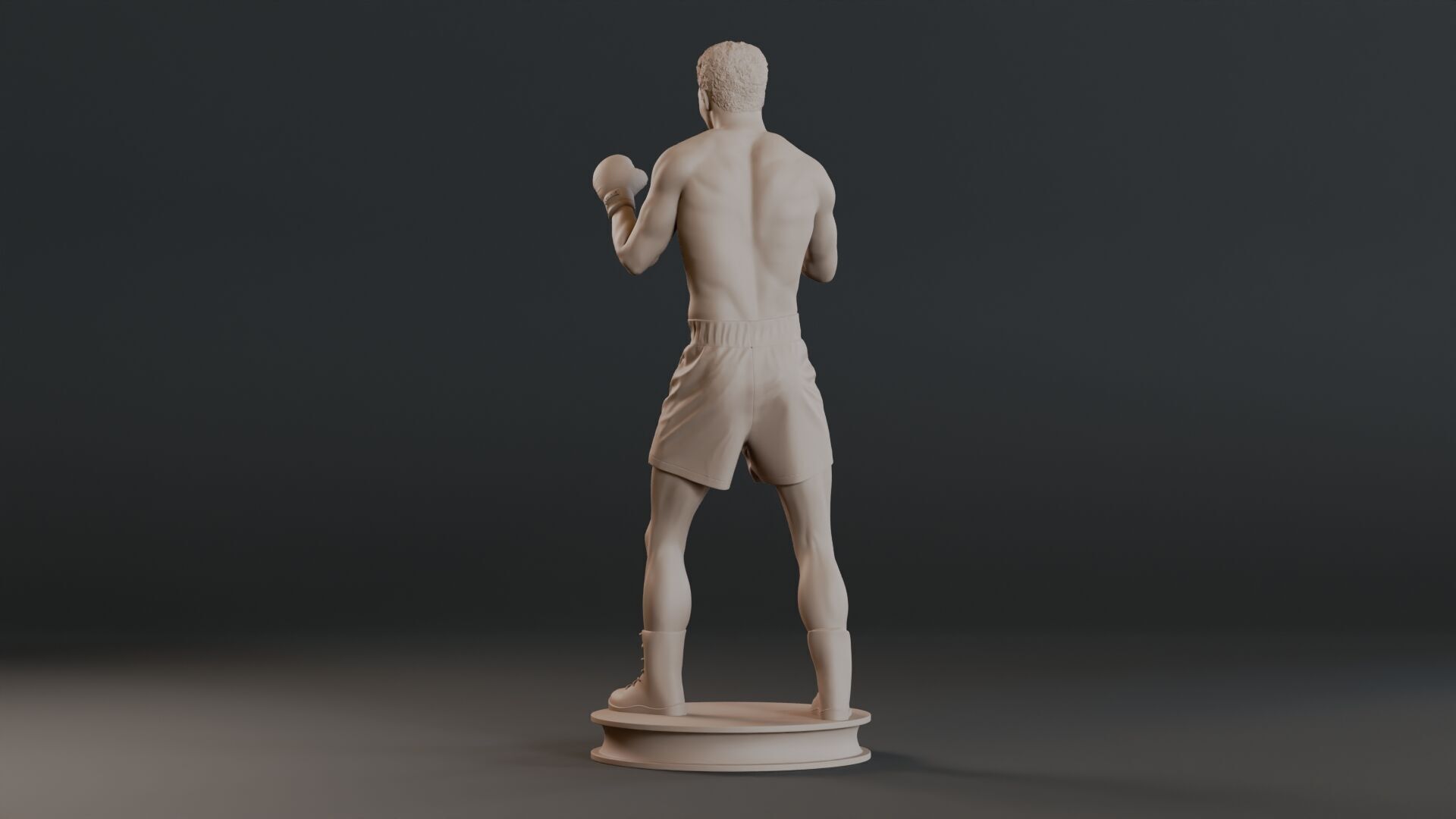 Muhammad Ali Full-body Sculpture 3D print model_7