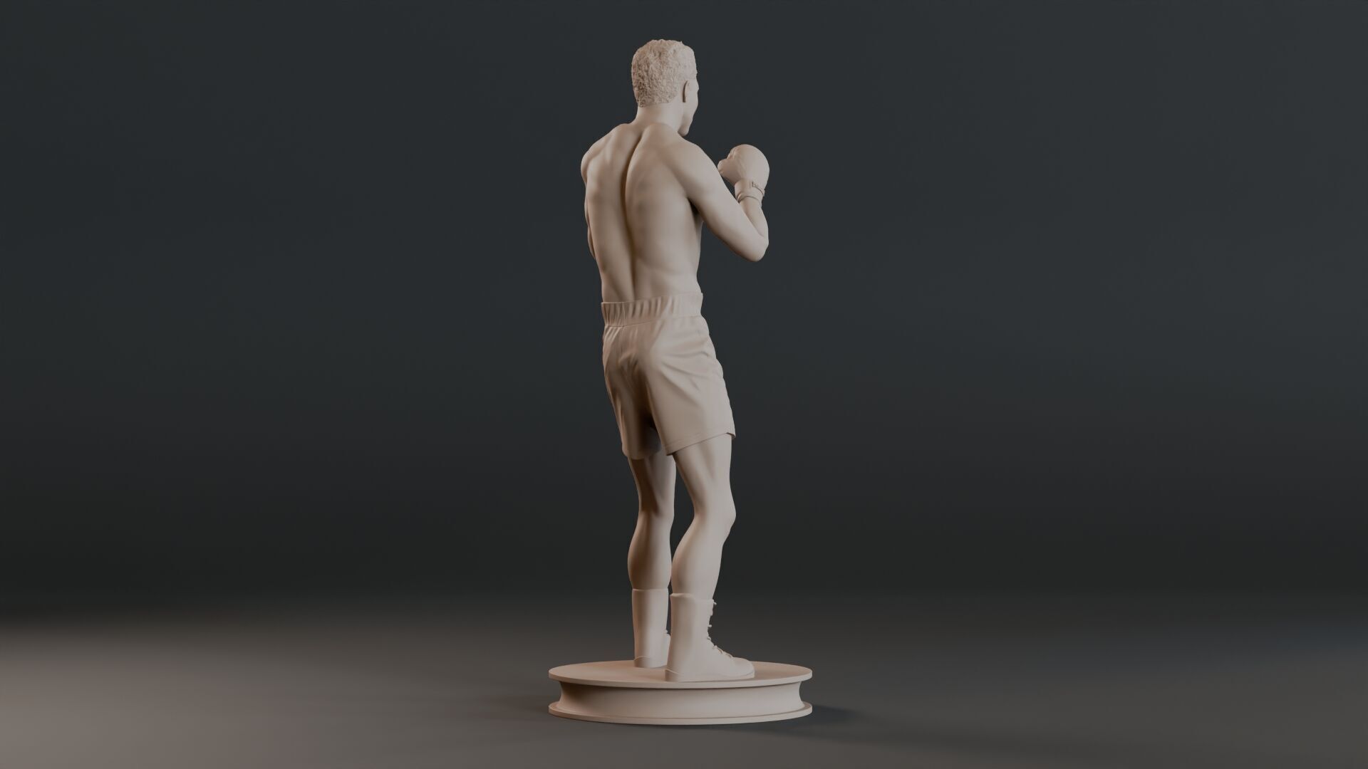 Muhammad Ali Full-body Sculpture 3D print model_5