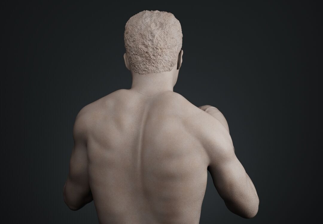 Muhammad Ali Full-body Sculpture 3D print model_18