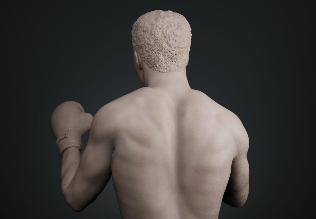 Muhammad Ali Full-body Sculpture 3D print model_19