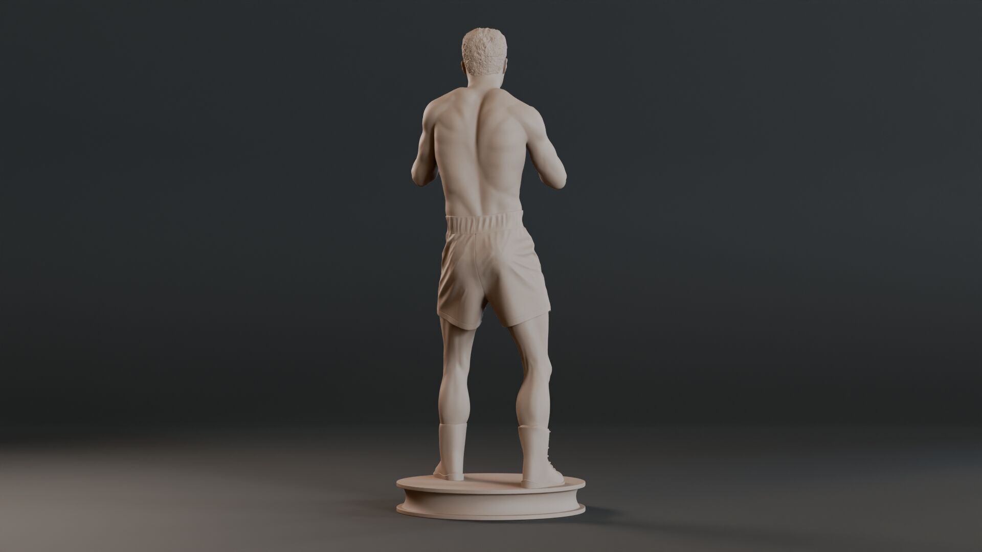 Muhammad Ali Full-body Sculpture 3D print model_6