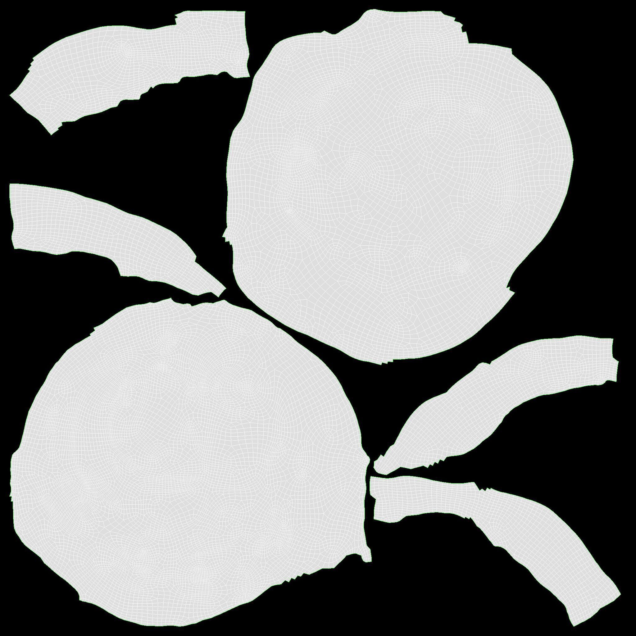 Bun with cream and fruit jelly Low-poly 3D model_10