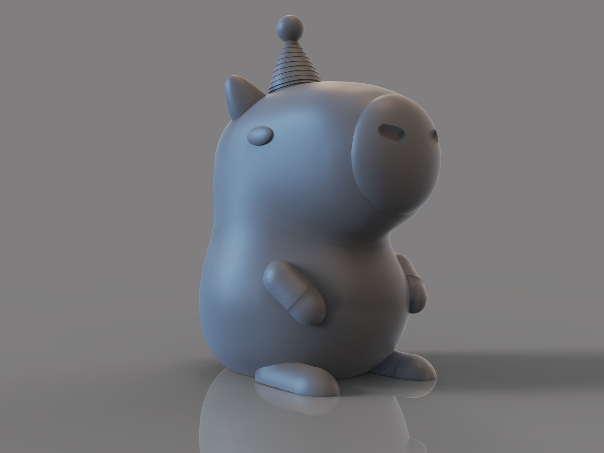 Capybara Kawaii 3D print model_8