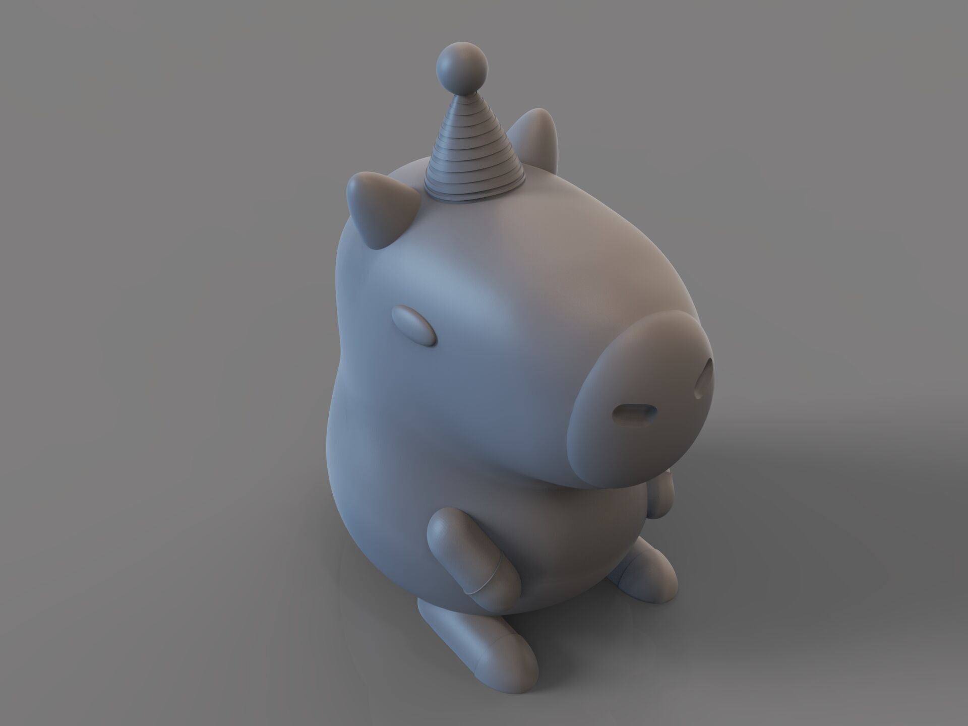 Capybara Kawaii 3D print model_10