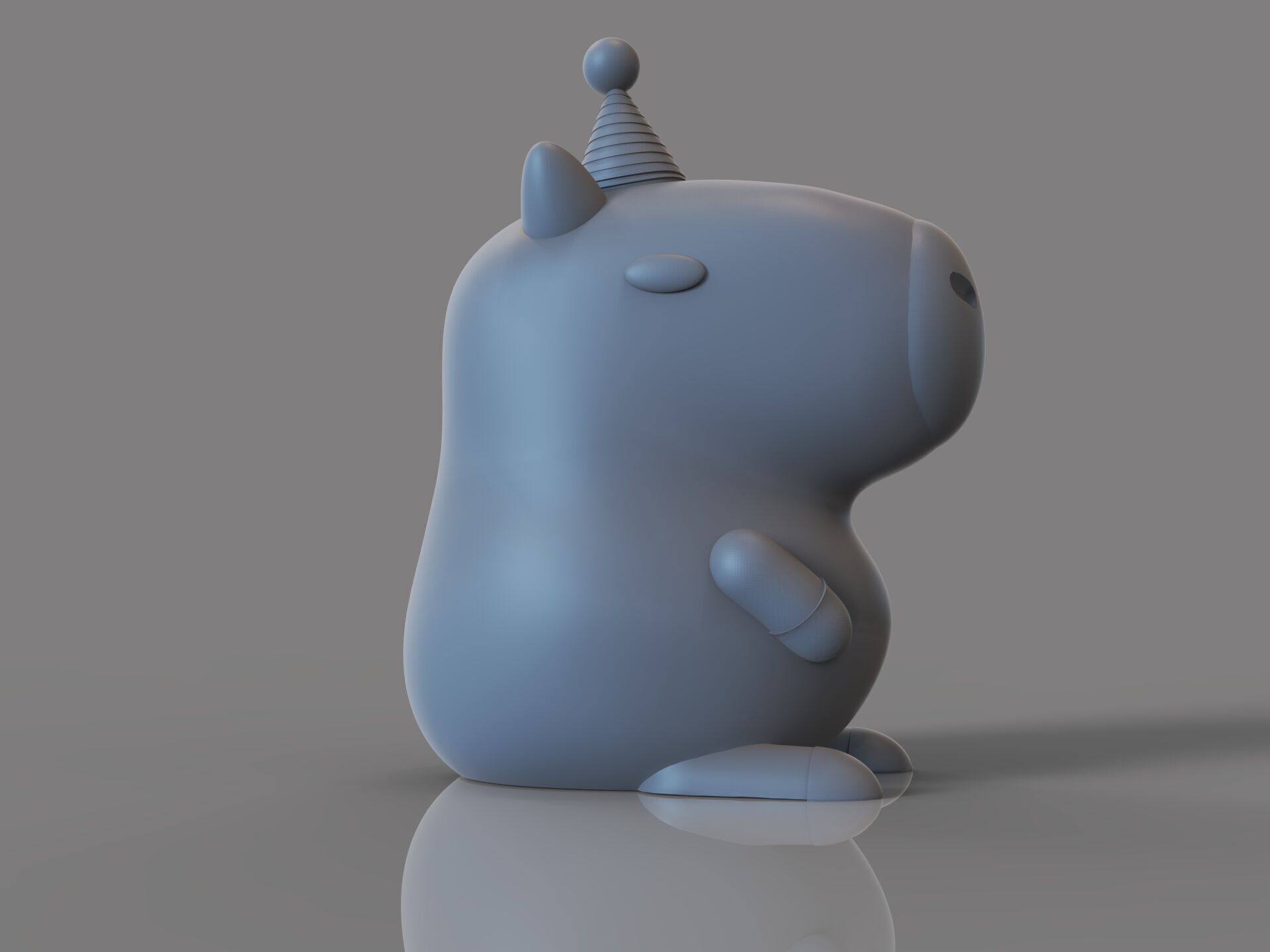 Capybara Kawaii 3D print model_9