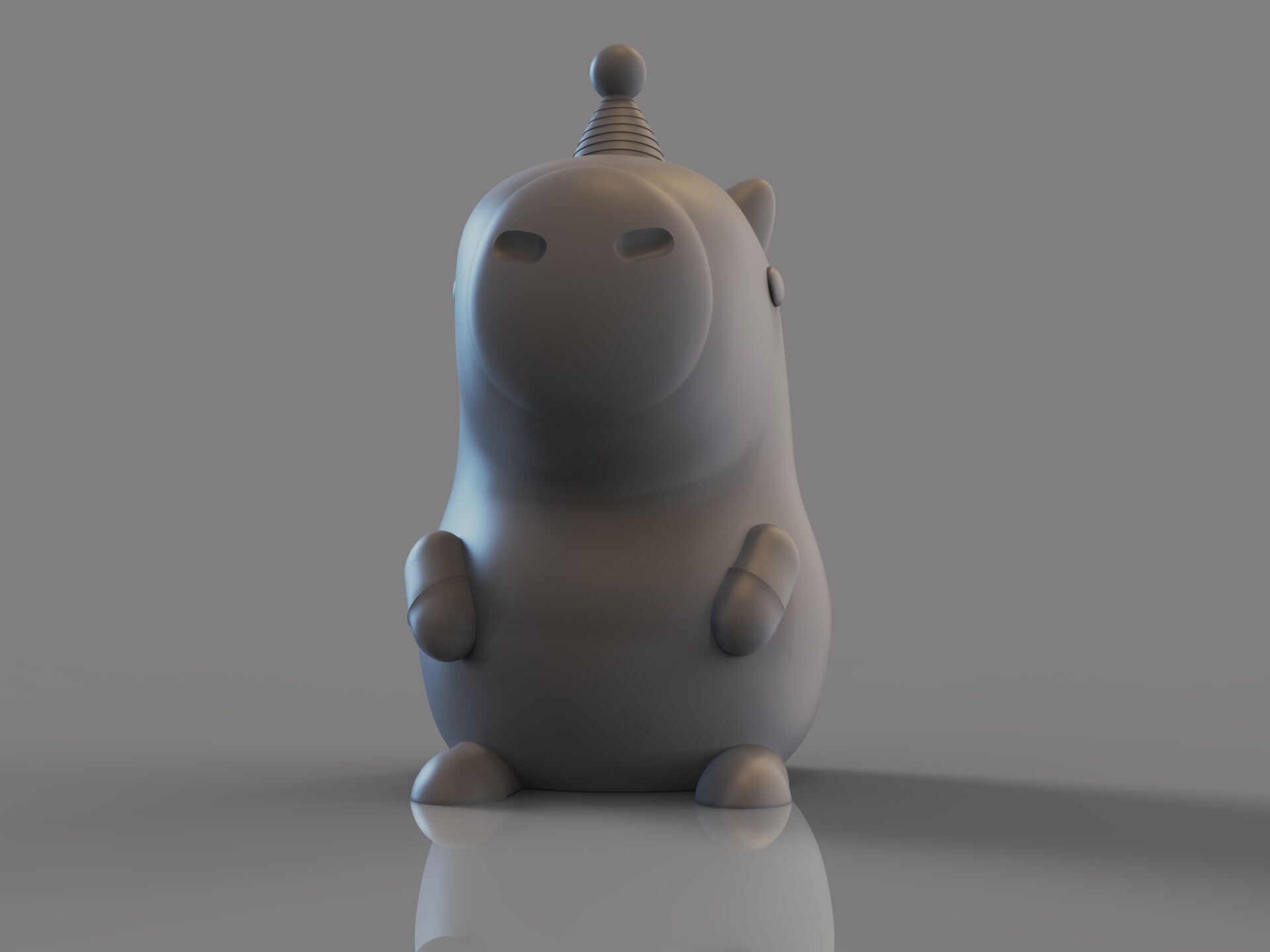 Capybara Kawaii 3D print model_7