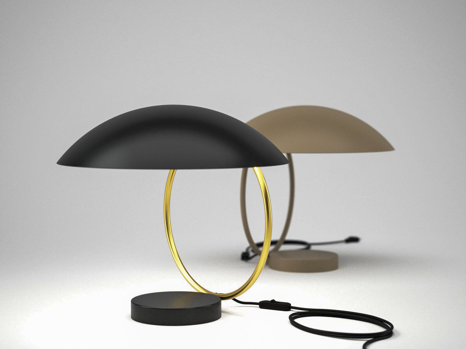 Tangent Table Light 3D model_1