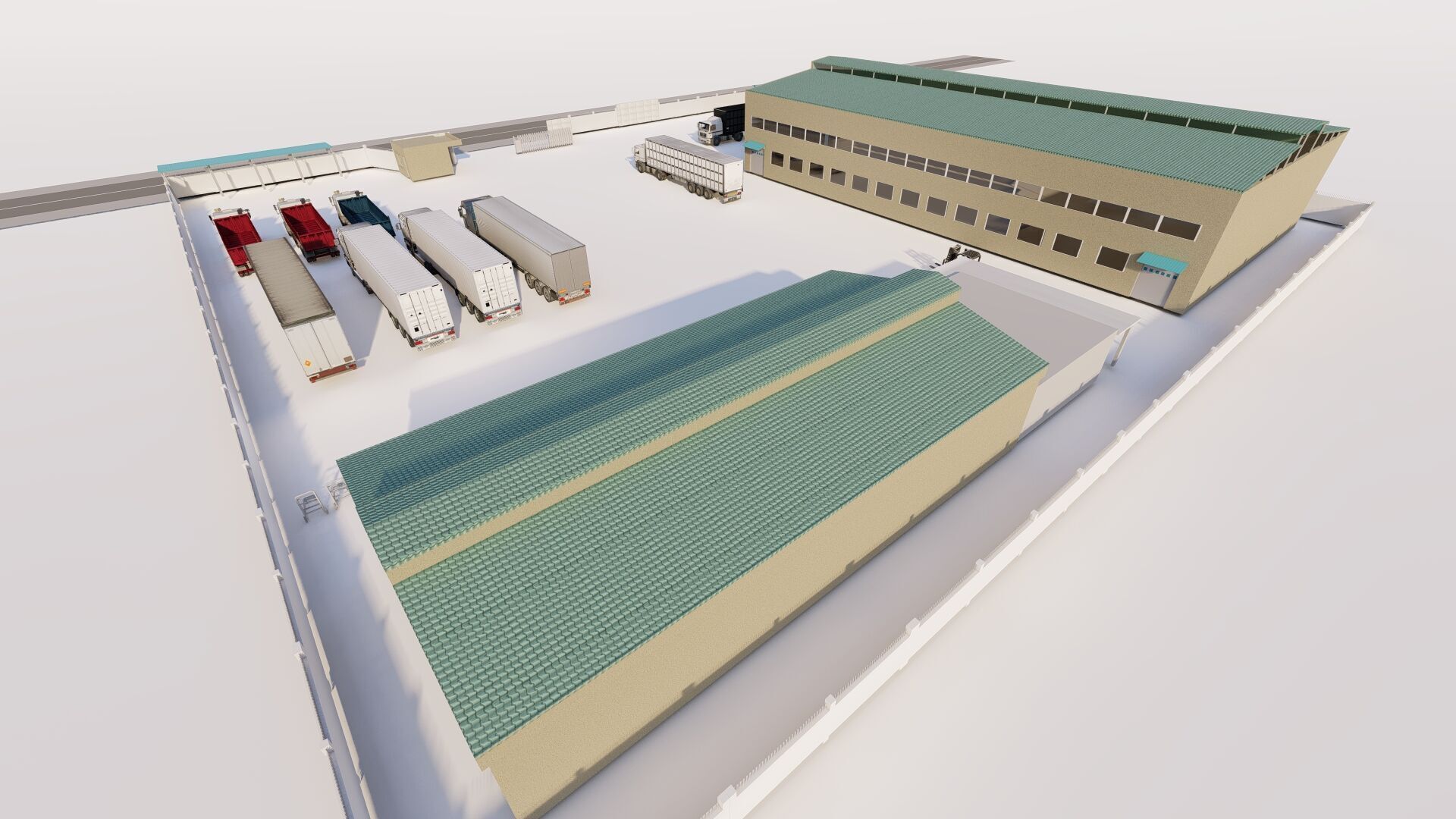 Warehouse-Warehouse Building 3D model_14