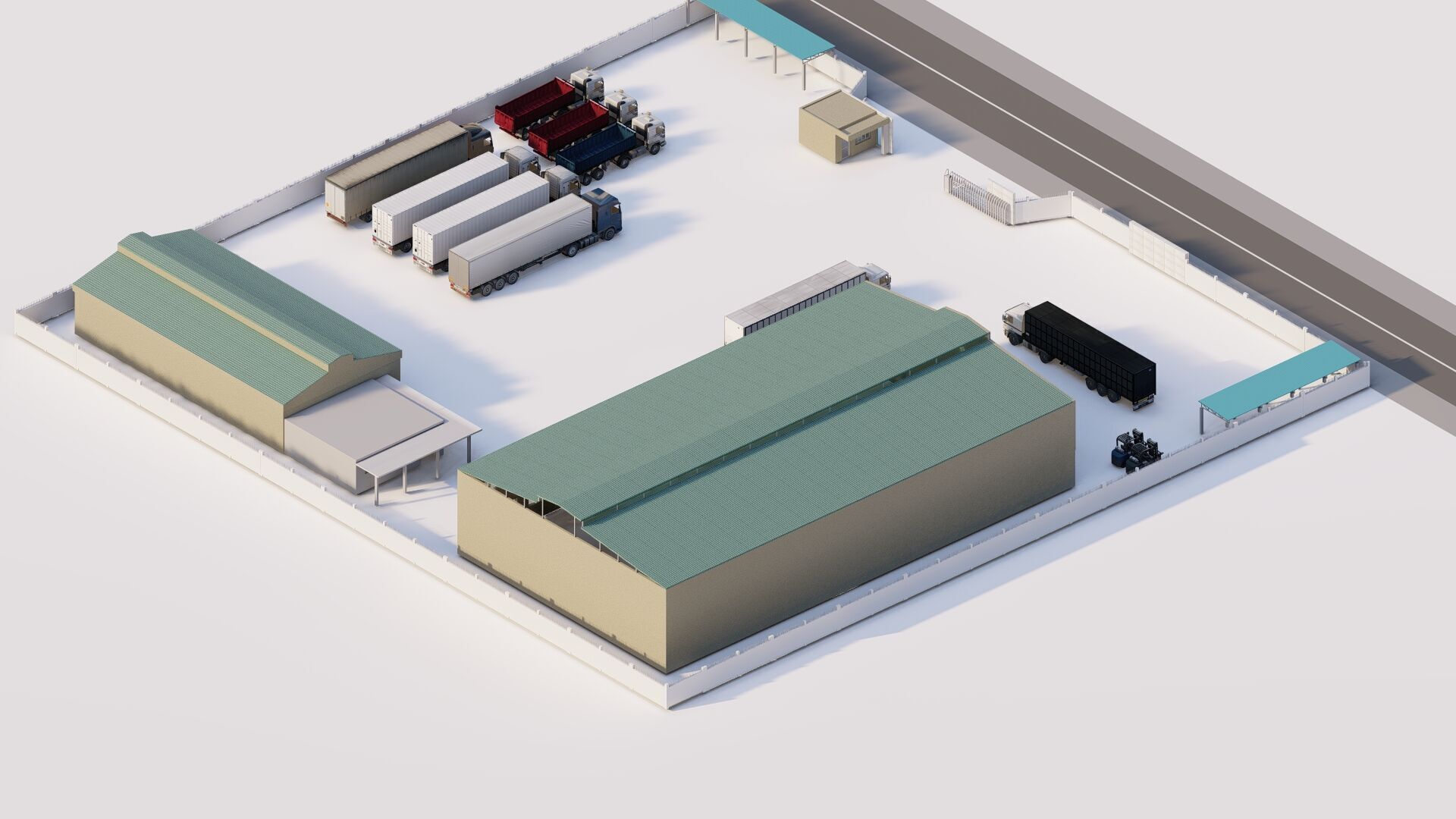 Warehouse-Warehouse Building 3D model_18