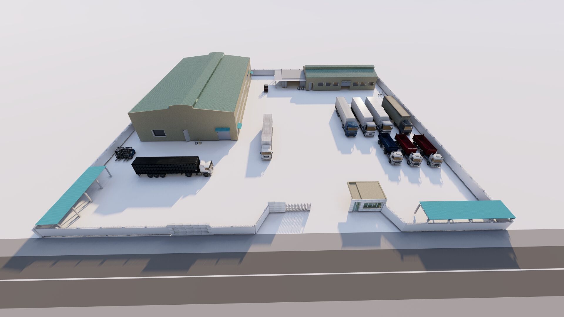 Warehouse-Warehouse Building 3D model_19