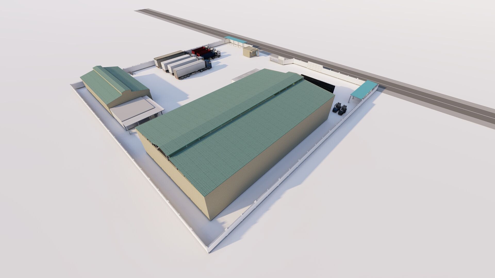 Warehouse-Warehouse Building 3D model_5
