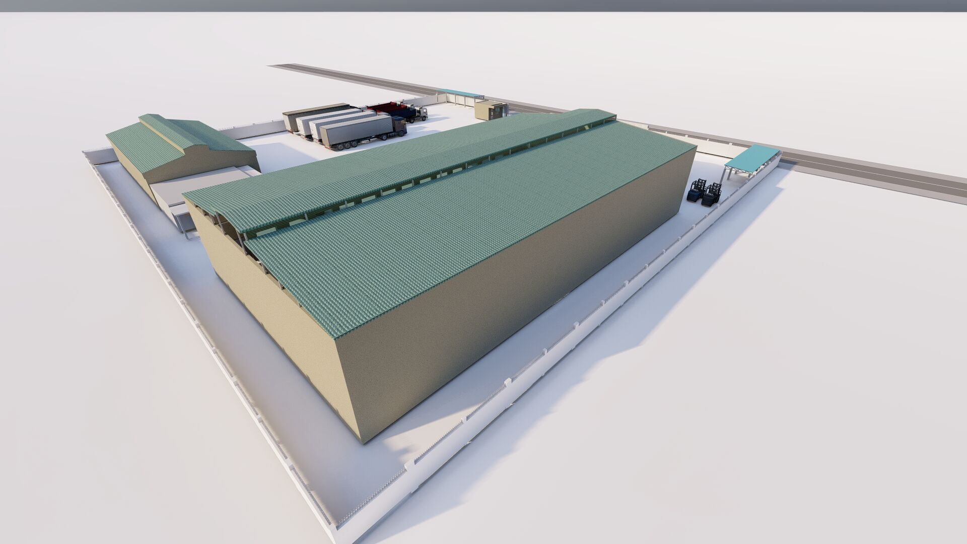 Warehouse-Warehouse Building 3D model_15