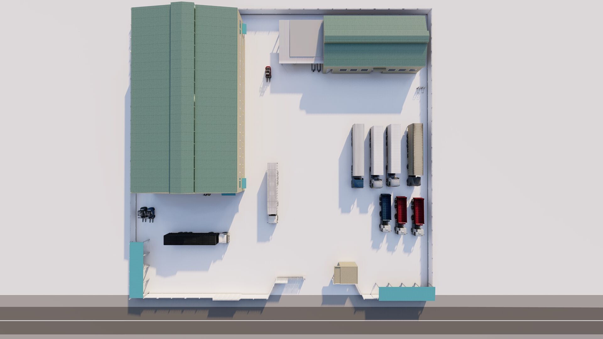 Warehouse-Warehouse Building 3D model_9