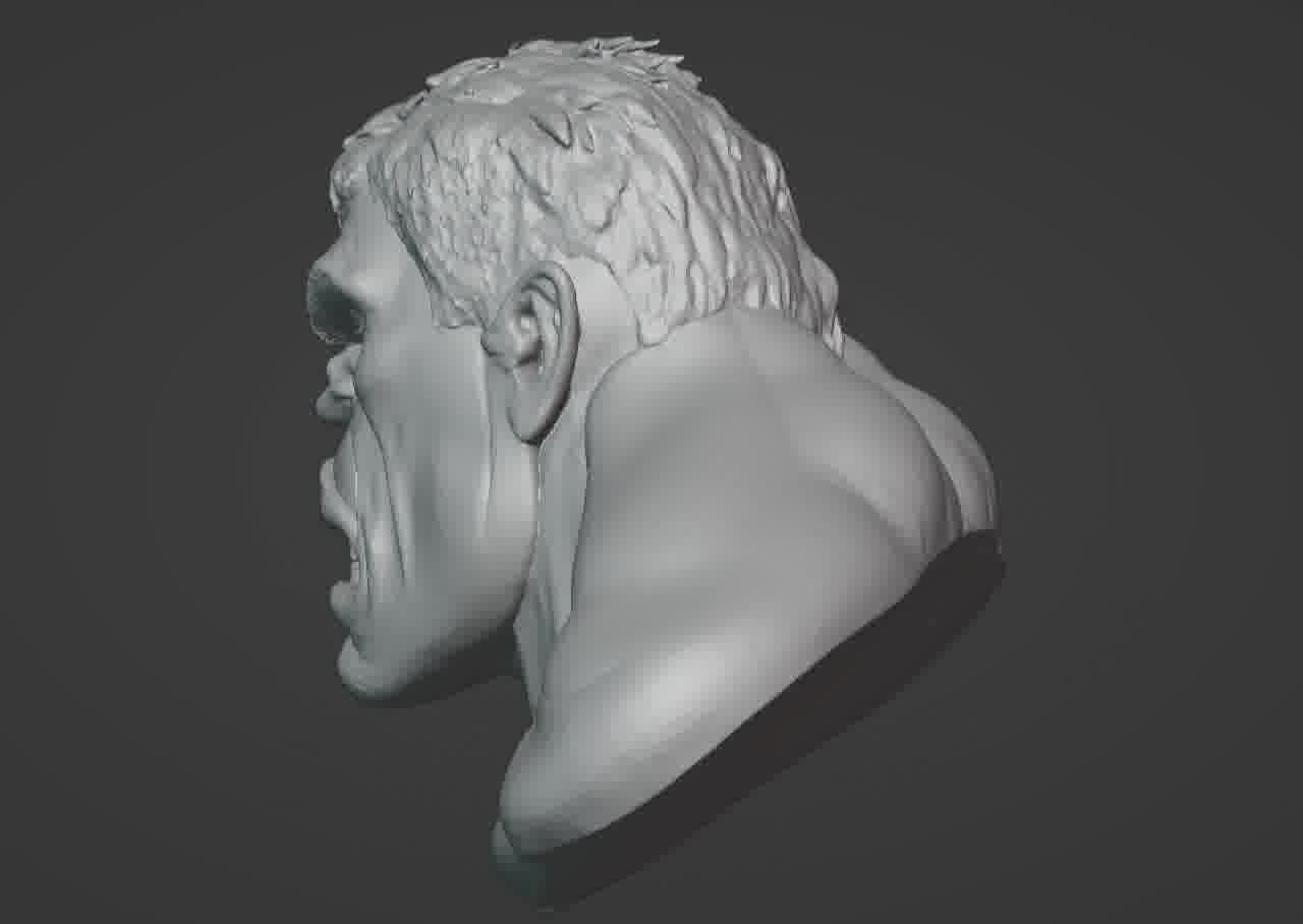 Hulk Bust 3D print model_37