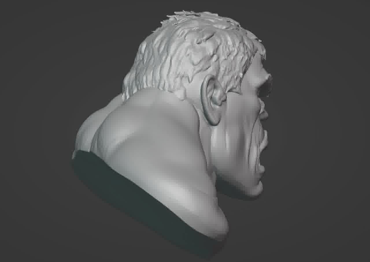 Hulk Bust 3D print model_62