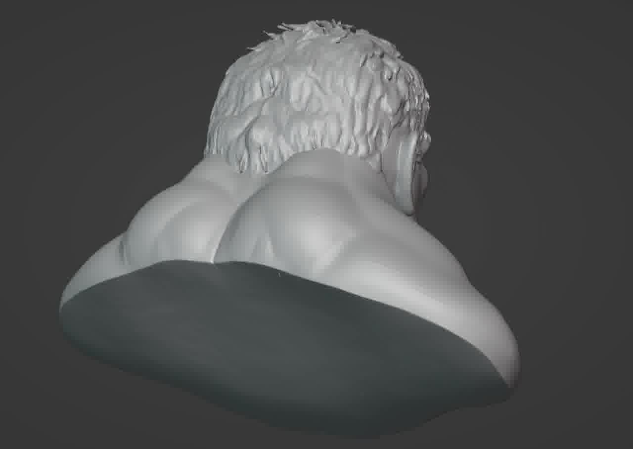 Hulk Bust 3D print model_25