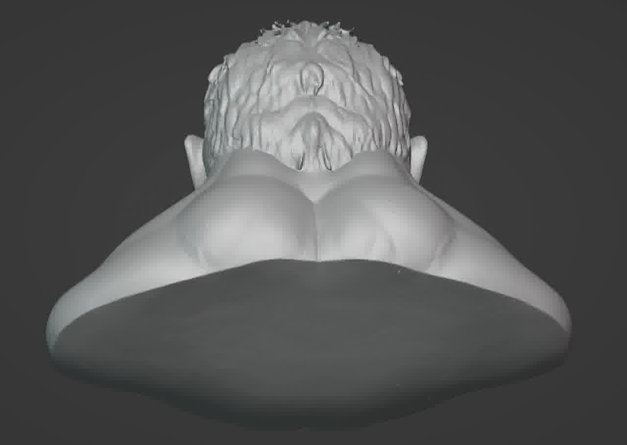 Hulk Bust 3D print model_29