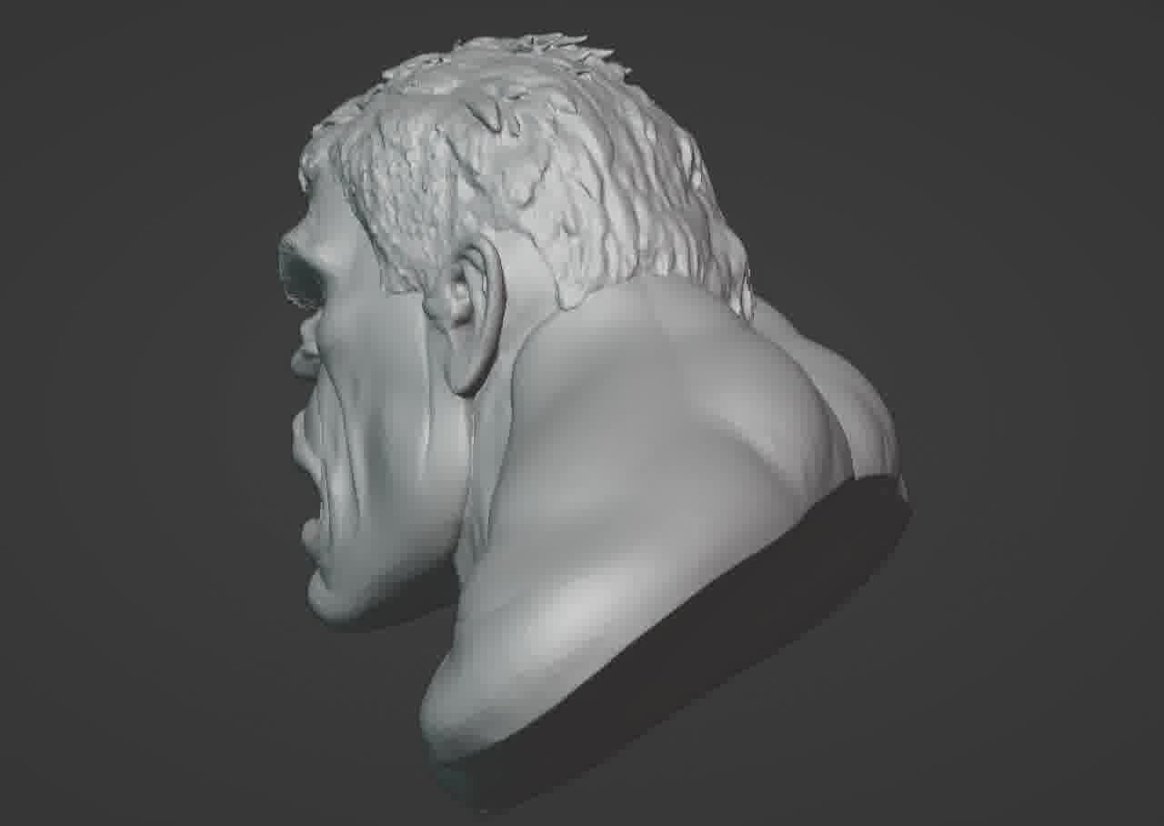 Hulk Bust 3D print model_36