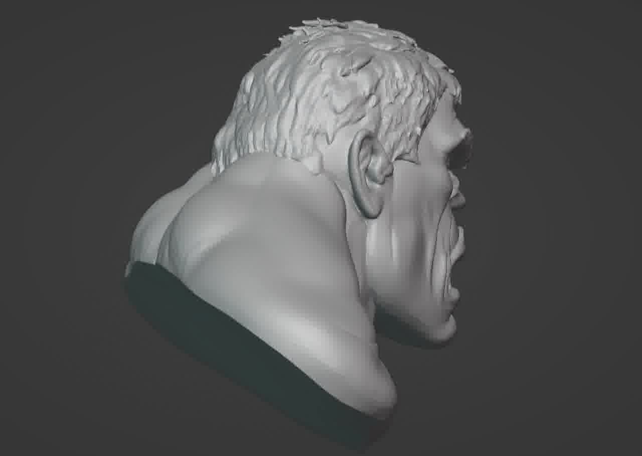 Hulk Bust 3D print model_21