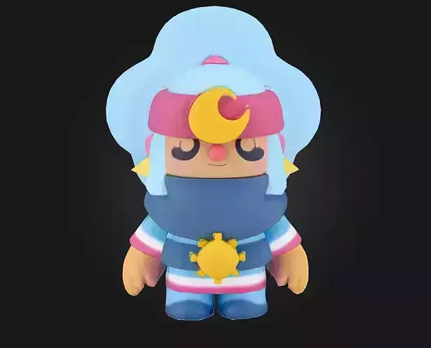 Moonlit Dreamer 3D model