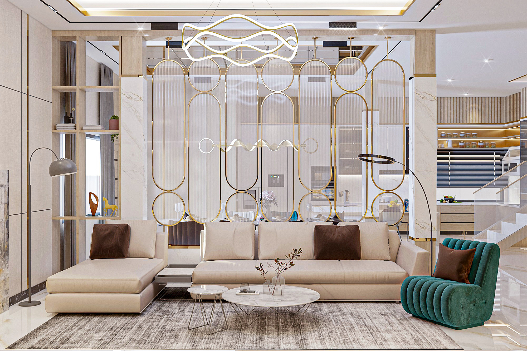 Interior Scene Apartment for 3dsmax 2022 and Corona Renderer 3D model_8