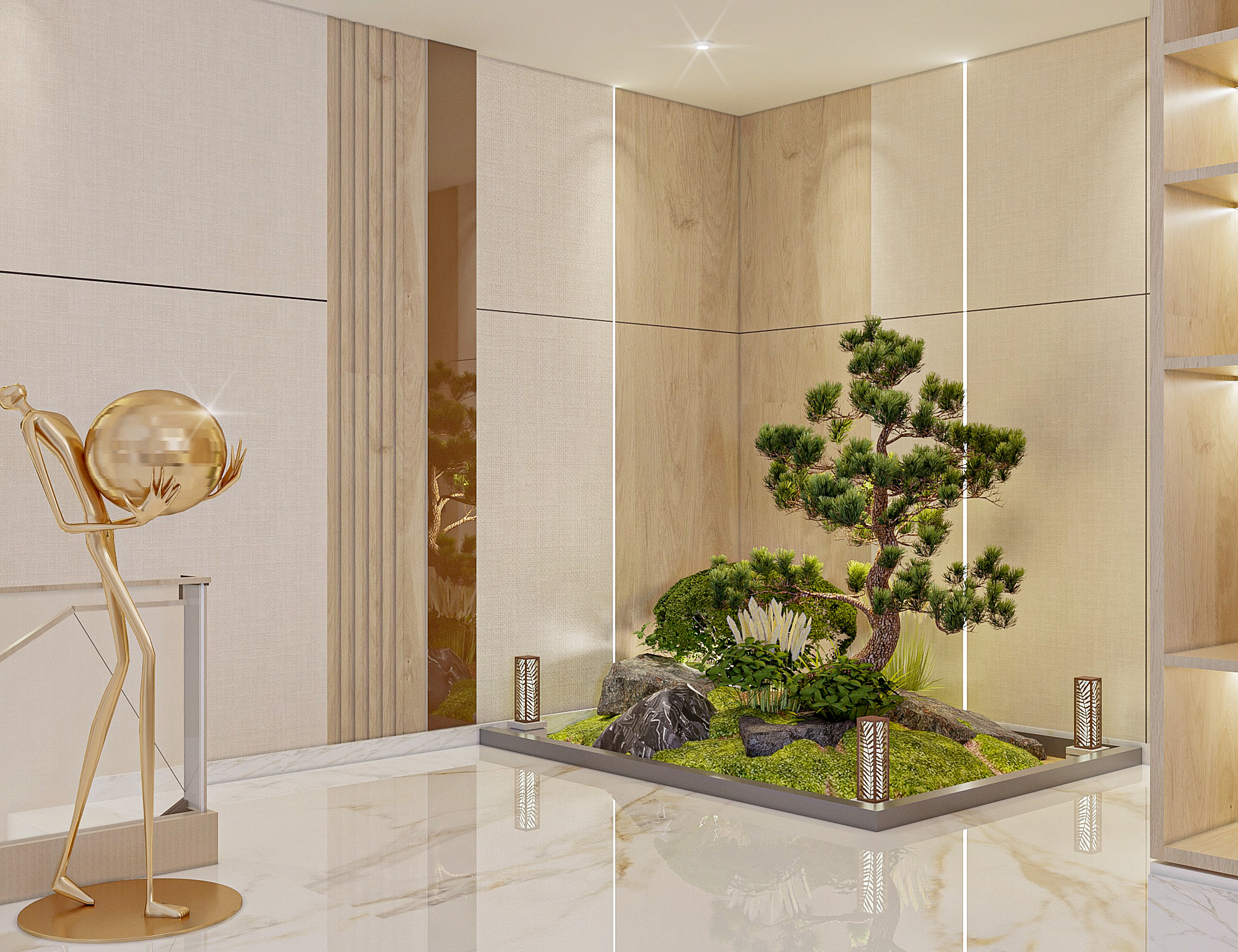 Interior Scene Apartment for 3dsmax 2022 and Corona Renderer 3D model_4