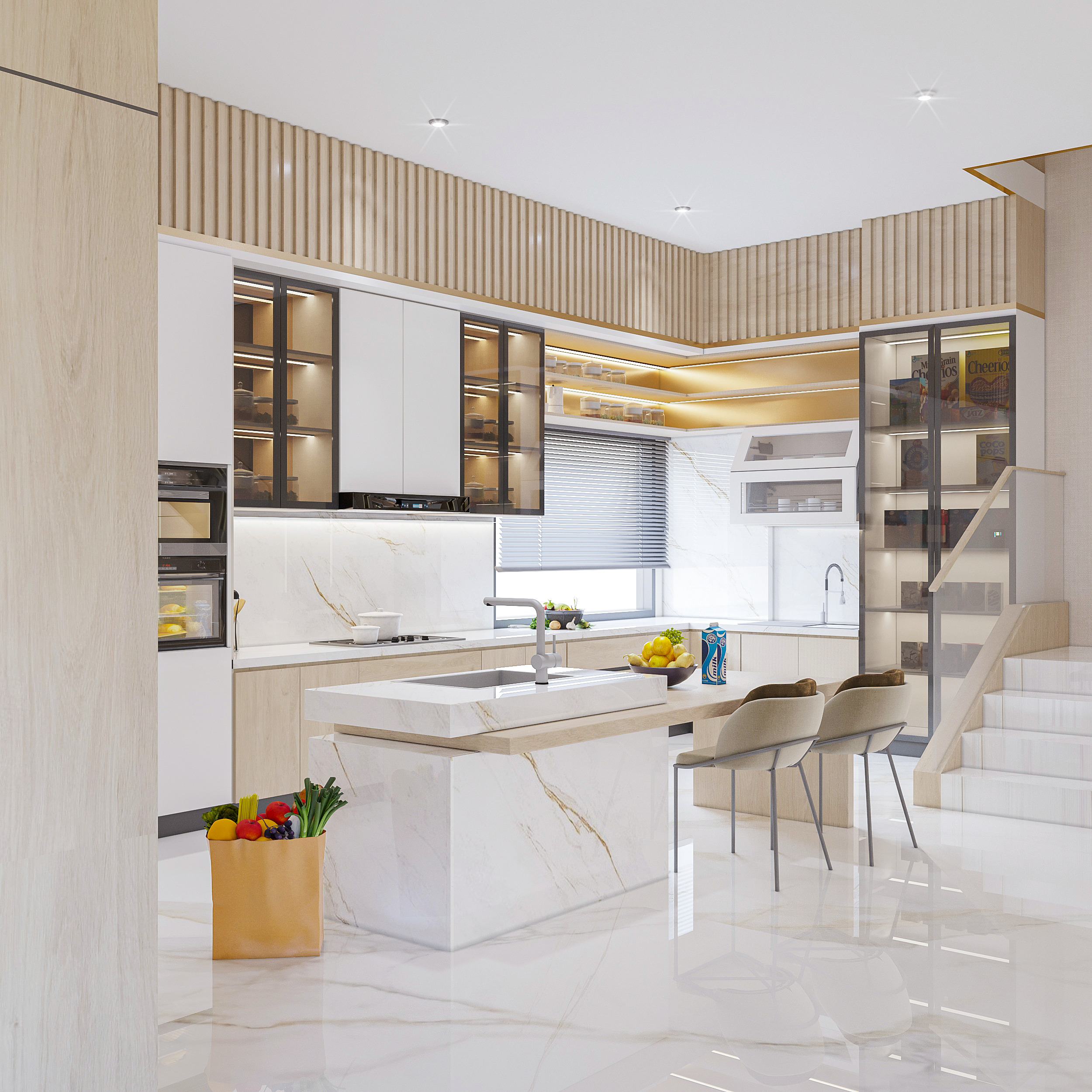 Interior Scene Apartment for 3dsmax 2022 and Corona Renderer 3D model_9