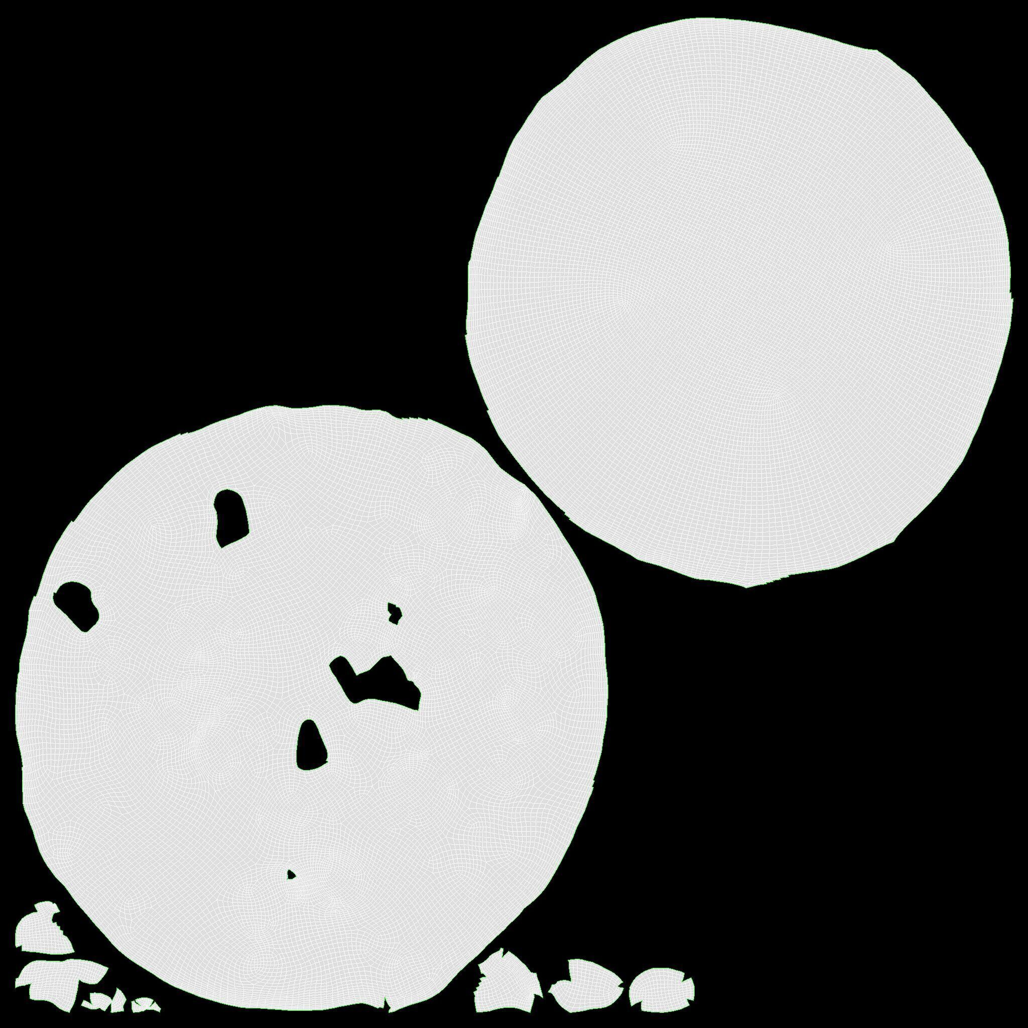 Pizza Hawaii Low-poly 3D model_10