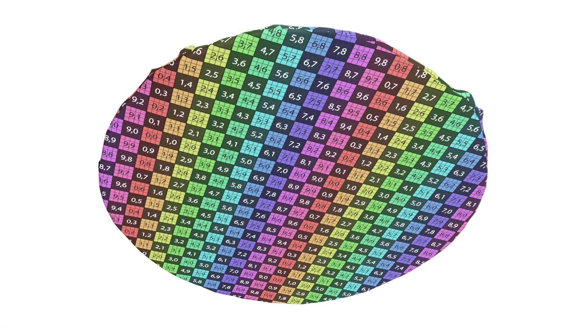 Pizza Hawaii Low-poly 3D model_9