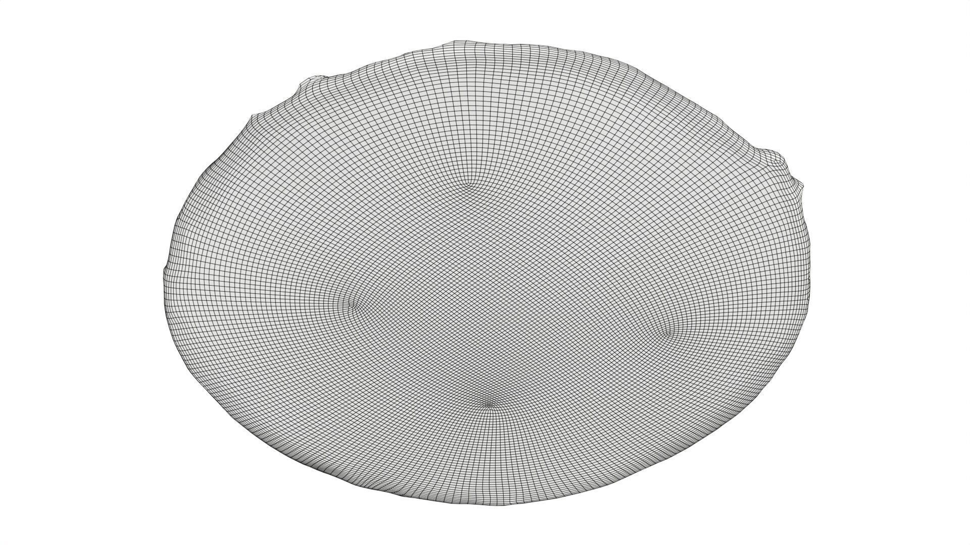 Pizza Hawaii Low-poly 3D model_7