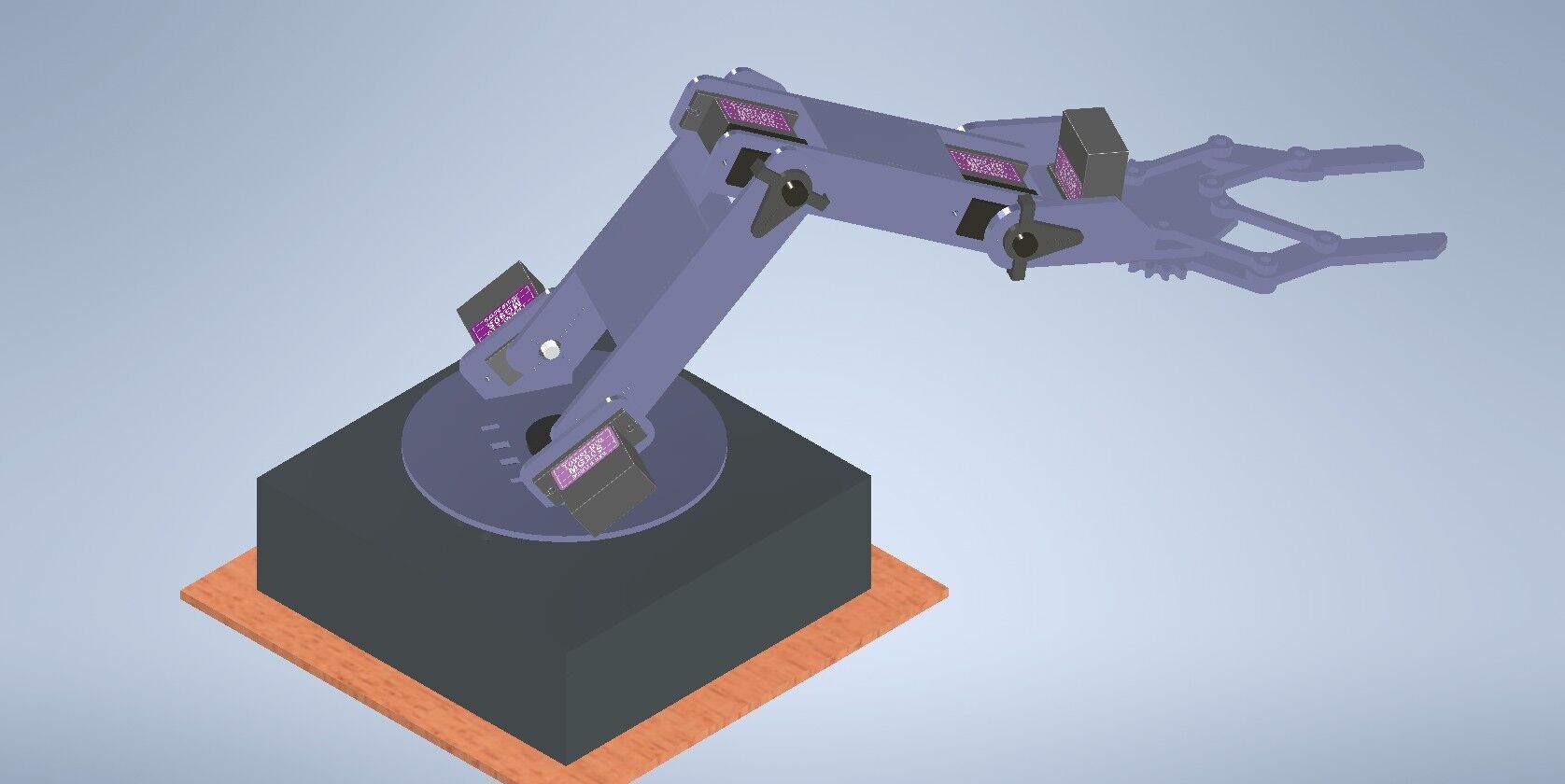 Hand Robot 3D print model_3