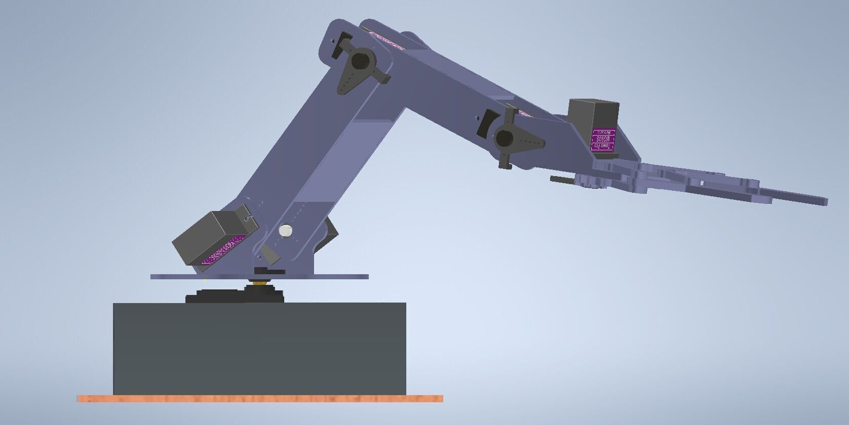 Hand Robot 3D print model_4