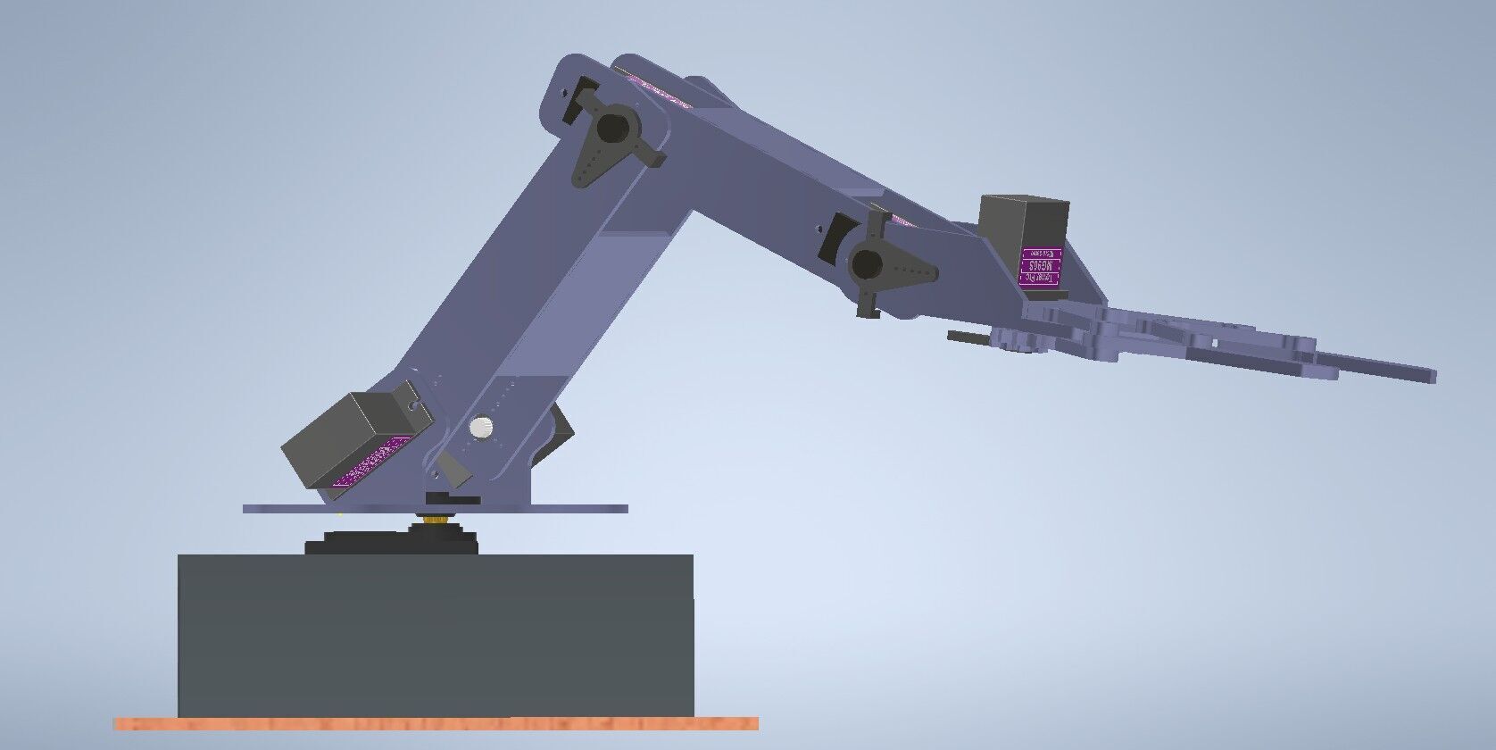 Hand Robot 3D print model_2