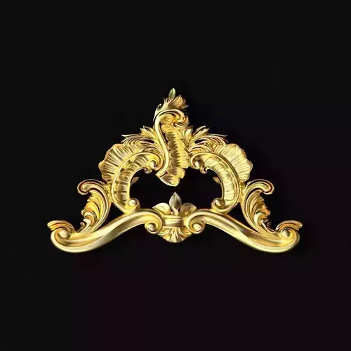 Central decor ornament for furniture