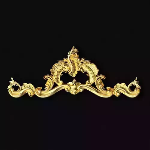 Central decor ornament for furniture