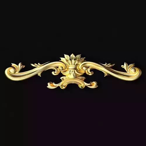 Central decor ornament for furniture