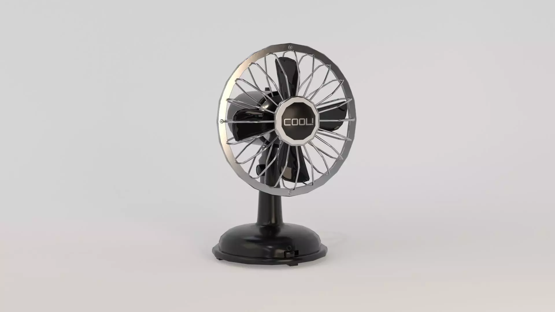 COOL Desk Fan 3D model_6