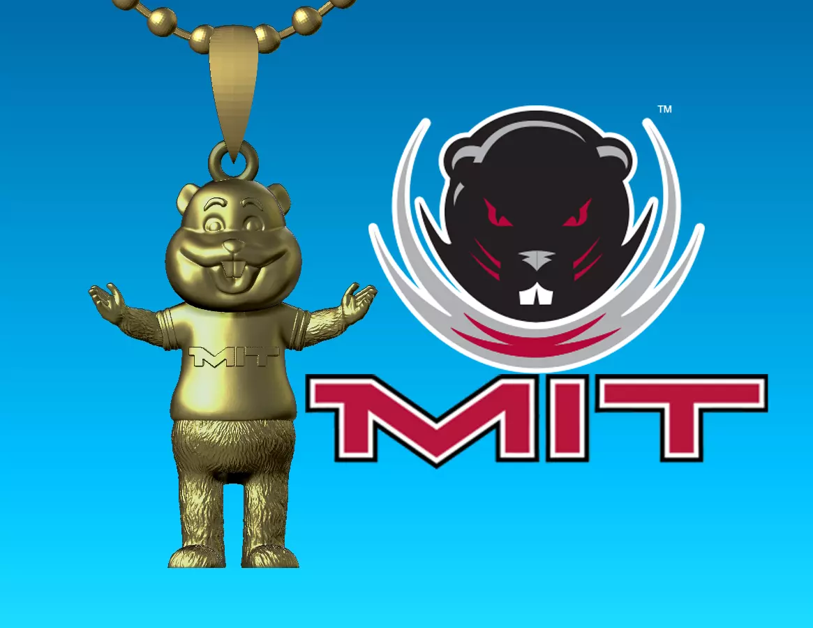 NCAA - Necklaces MIT School of Engineering - Hanging Figurine 3D print model