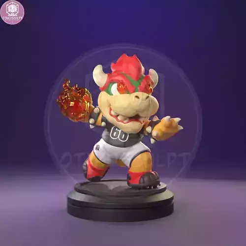 Otakusculpt - Nintendo - Mario Strikers - Bowser