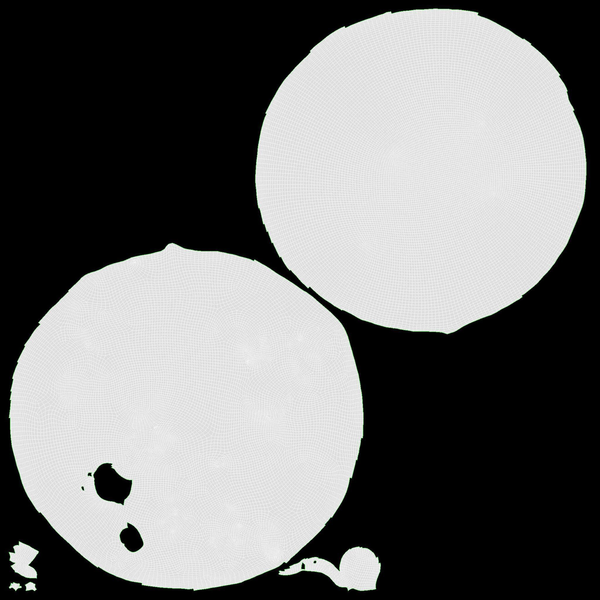 Pizza with meat Low-poly 3D model_10