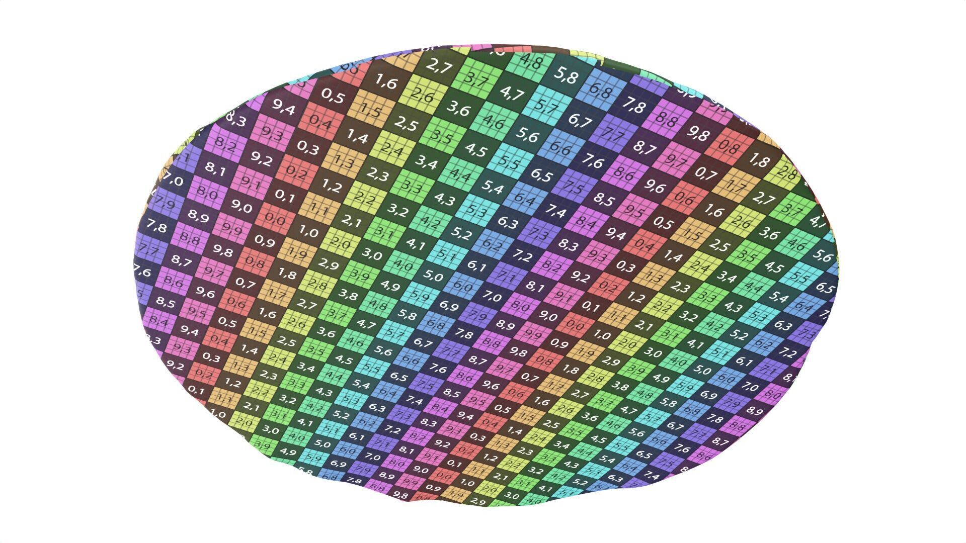 Pizza with meat Low-poly 3D model_9