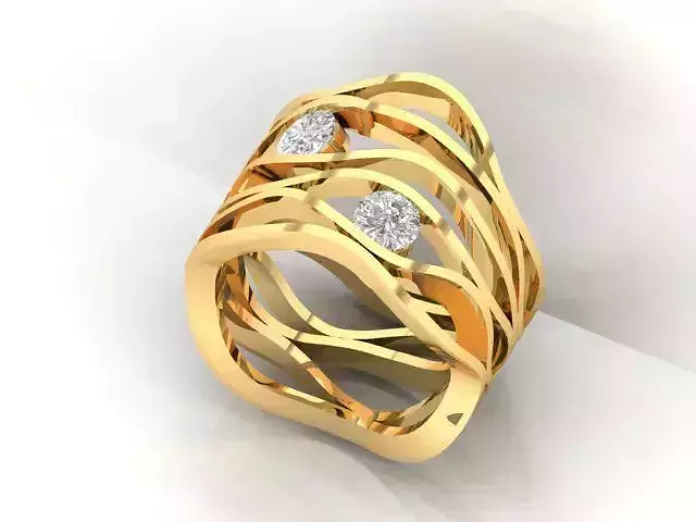 Multi Flame Ring 3D print model