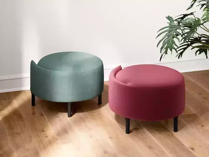Hemicycle Footstool
