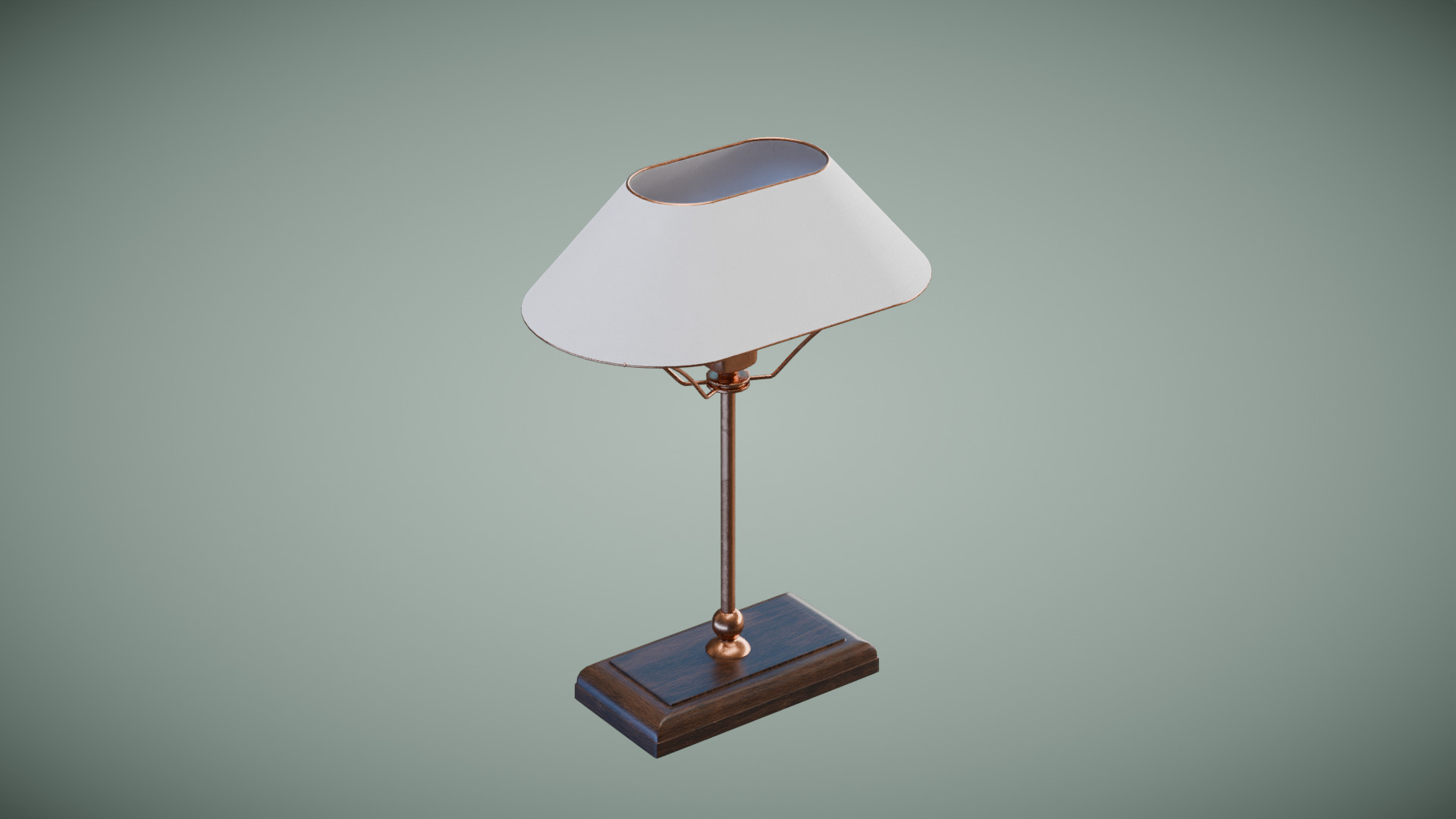 Daphne Table Lamp Low-poly 3D model_3