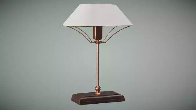 Daphne Table Lamp Low-poly 3D model