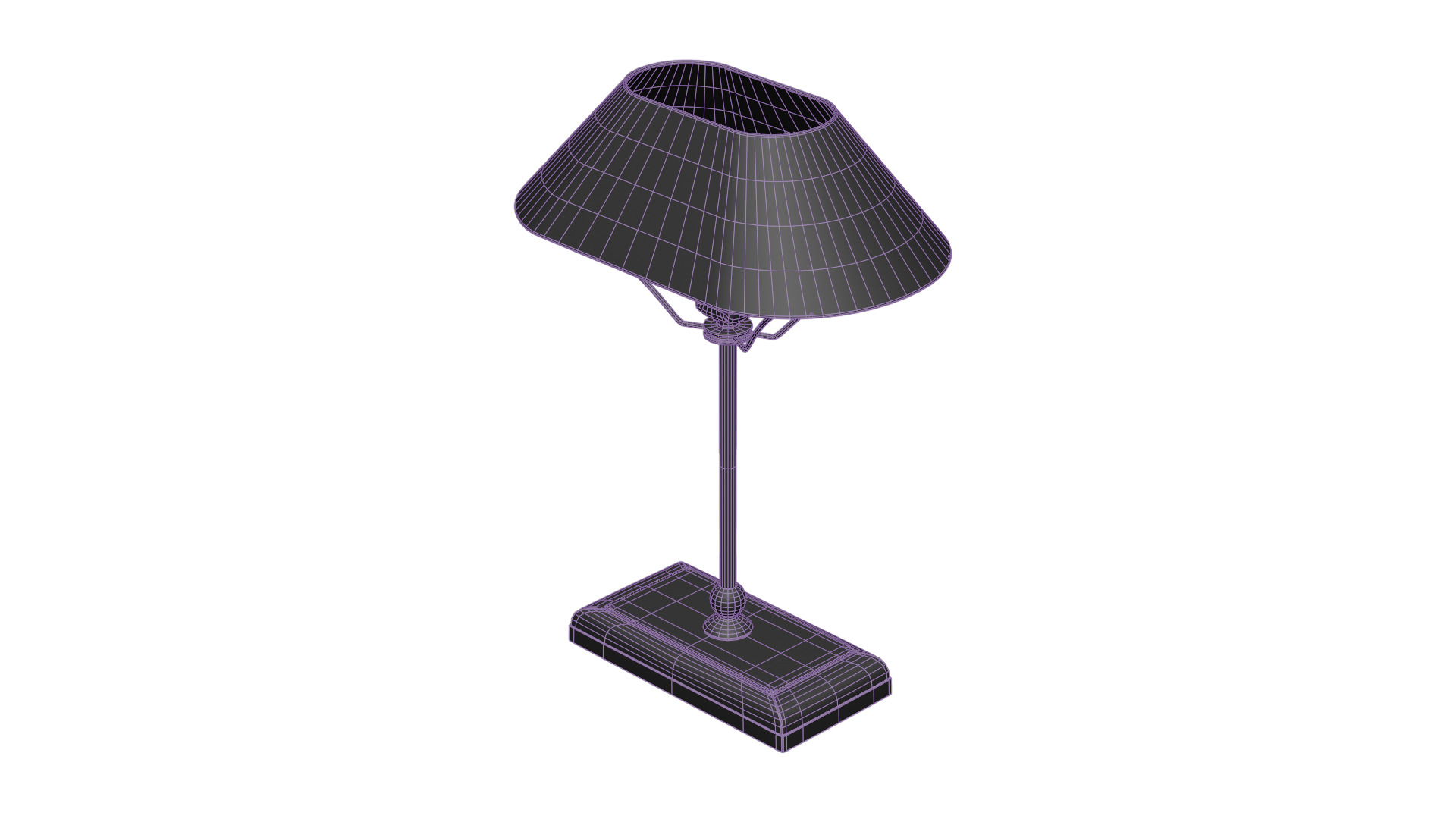Daphne Table Lamp Low-poly 3D model_10