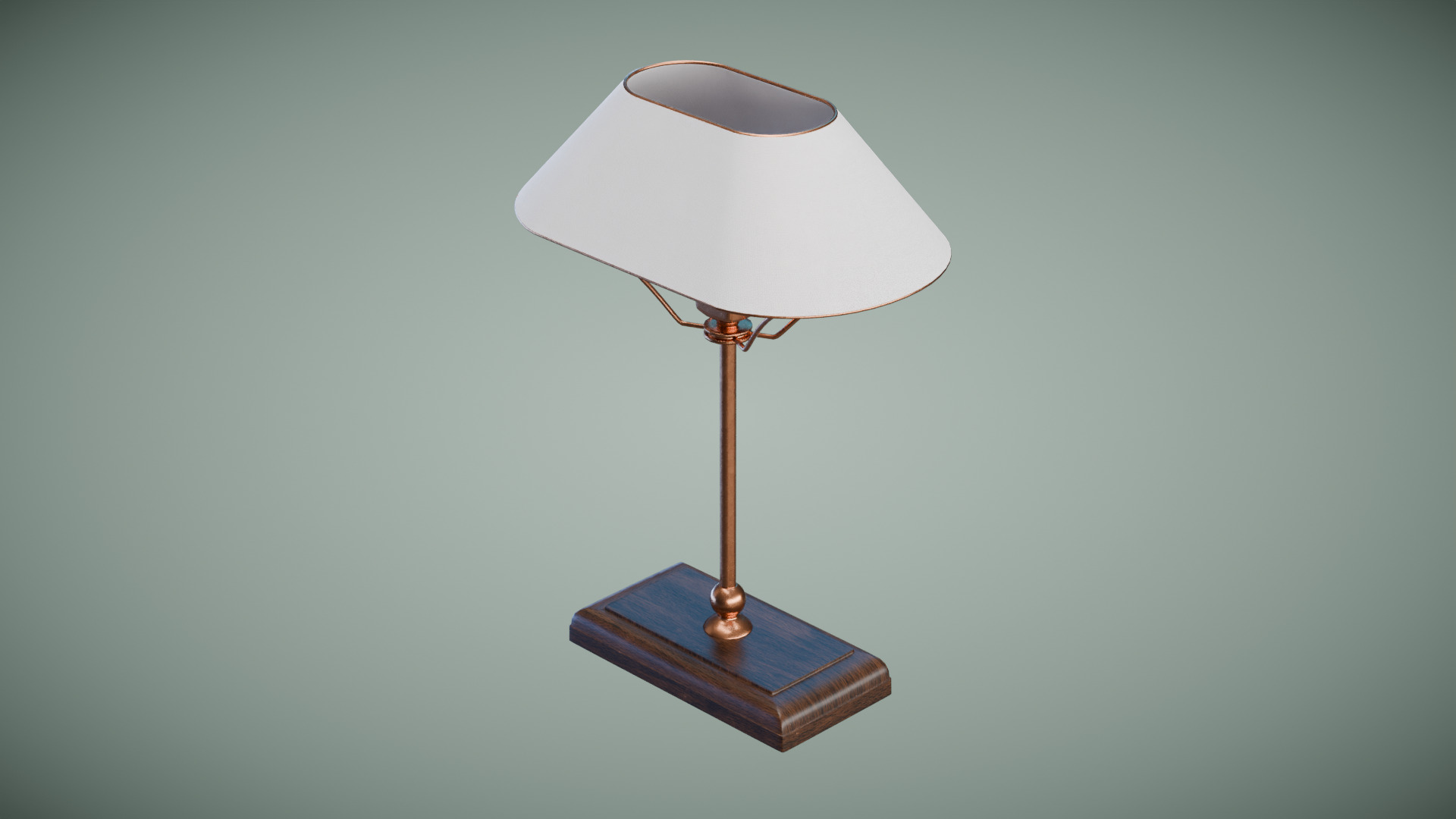 Daphne Table Lamp Low-poly 3D model_1