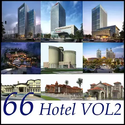 Hotel Building Collection 66 items Vol2