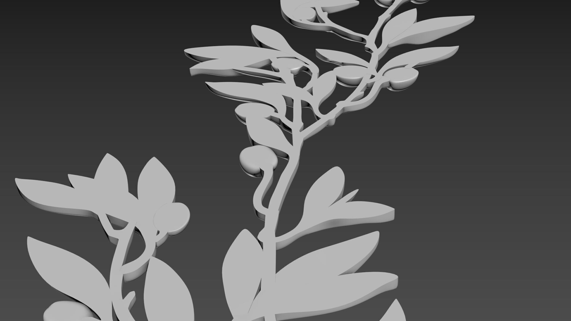 Olive Branch 3D model_2